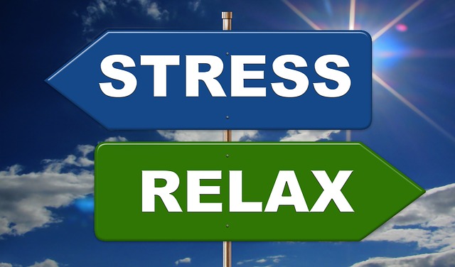 křižovatka stresu a relaxu
