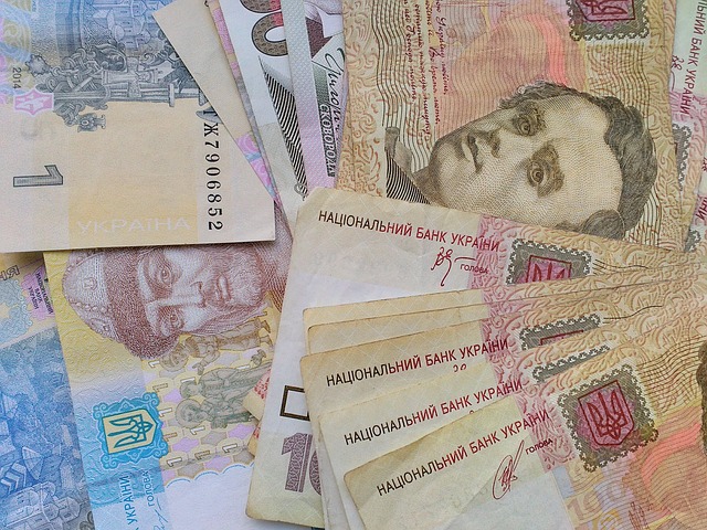 ukrajinské bankovky