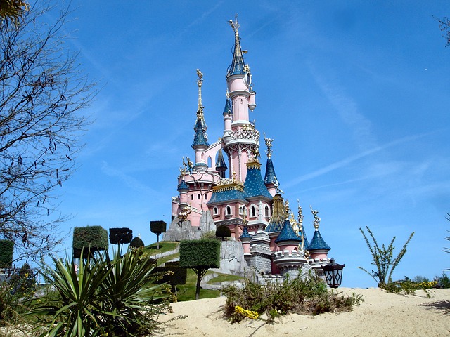 hrad v Disneylandu